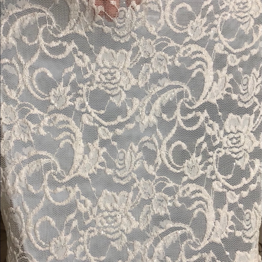 NWT Ivory Sparkling Blouse - Picture 8 of 9